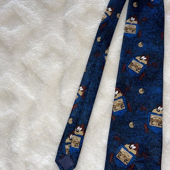 Taz looney tones tie blue black - Picture 4 of 8